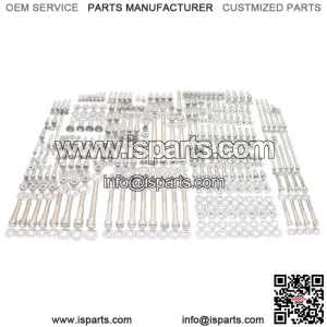 HONDA 1993-2008 TRX300EX 300EX FOURTRAX POLISHED STAINLESS ATV BOLT KIT SET