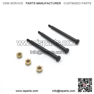 American-made plug screw limit screw 14-10#24 teeth effective length 63.5mm material SCM435 grade 12.9 overall black