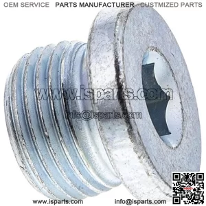 Polaris Ranger Plug, 18 mm x 1.5 mm, Genuine OEM Part 3040196, Qty 1