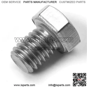 SCREW- 3/8-16 X .50 SS HEX HD