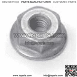 Nut, flanged, #8-32, serrated