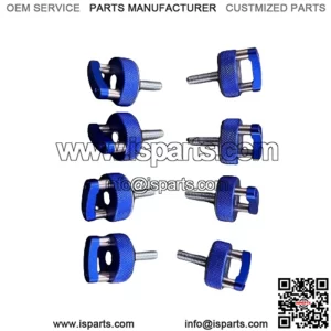 Ford Bronco Hardtop Quick Release D-Ring Bolts 8 Pack #Blue