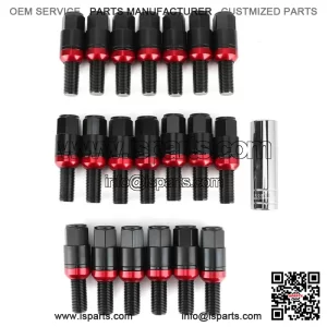 Cone mouth German stainless steel integrated bolt 2#M14*1.5 28mm