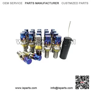 Titanium alloy hollow cone mouth anti-theft German bolt M14*1.5 28mm