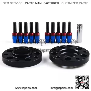 BMW 5*120 72.56mm flange 20mm 2PCS with M12*1.5 cone bolt