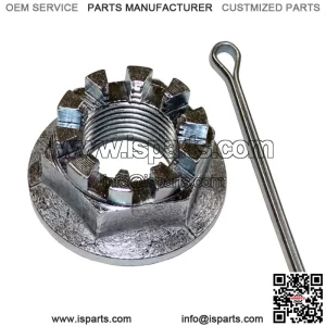 Rear Axle Castle Nut & Pin for Honda TRX450ER 2006-2009 2012-2013 (For: Honda)