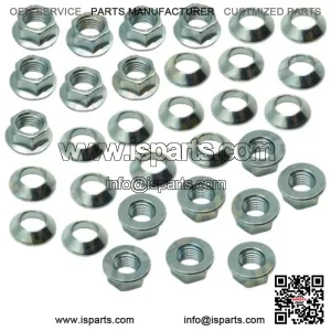 16 Specbolt TRX450 Fourtrax ATV Lug Nut Kit Honda  TRX450R M10-1.25 Flange Nuts