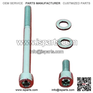 HONDA TRX450R, 450ER, 400EX, 400X POLISHED STAINLESS OIL FILTER COVER BOLT KIT