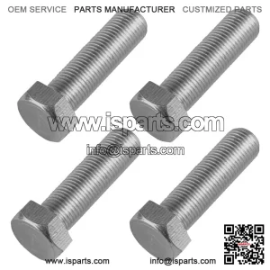 Polaris Scrambler 500 4X4 1997-2012 / 2X4 2001-2002 Rear Wheel Hub Bolts (4)