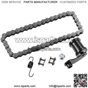 1 Set Motorcycle Mini Bike Chain Tensioner Roller with Spring 420 Chain 42L Link for Baja Motorsports Mini Bike MB165 MB200