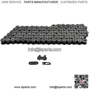 420 Motorcycle Roller Chain 10 Feet(240 Link) with 1 Connecting Link for Go Kart Mini Bike ATV Dirt Bike