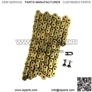 Gold 525x150 O-Ring Drive Chain Motorcycle 525 Pitch 150 Links 8200# Tensile
