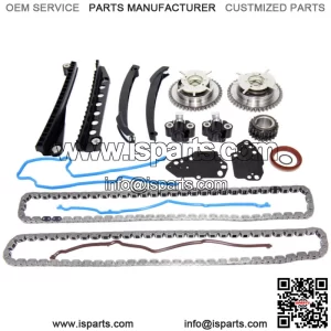 Timing Chain Kit+Cam Phasers+Cover Gasket 04-08 For Ford F150 Lincoln 5.4L 3V (For: Ford F-150)