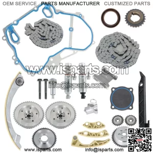 Timing Chain Kit For GM Ecotec 2.2L 2.4L VCT Selenoid Actuator Gear Cover Gasket