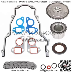 For Cadillac Chevrolet GMC 4.8 5.3 6.0 OHV 1997-04 Timing Chain Kit Cover Gasket