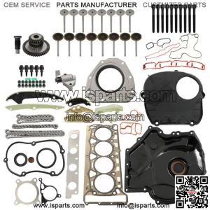 Engine Timing Chain & Cover Kit For Audi VW 1.8L 2.0L TFSI Jetta A4 Replacement