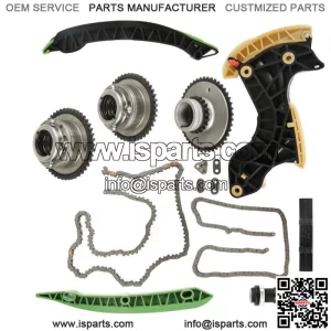 Timing Chain Kit For 12-14 Mercedes-Benz SLK250 C250 1.8L 2.5L L4 DOHC Engine