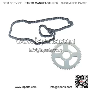 For Mini Bike ATV Quad Go kart T8F 54T Rear Drive Chain with Chain Sprocket