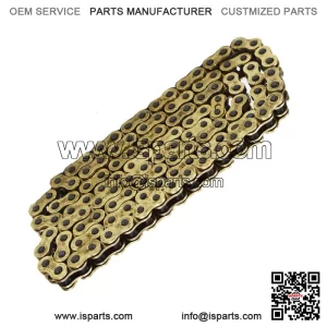 Motorcycle 520 O-Ring Gold Drive Chain 120 Links 520 X 120 With Masterlink