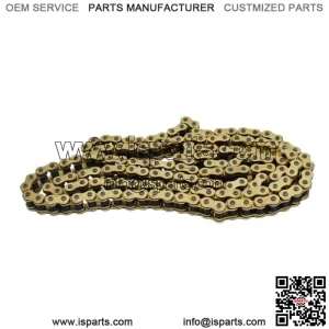 Gold 530x150 O-Ring Drive Chain Motorcycle 530 Pitch 150 Links 8200# Tensile