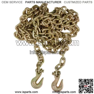 3/8" 20' G70 Tow Chain Tie Down Binder With Grade 70 Hooks