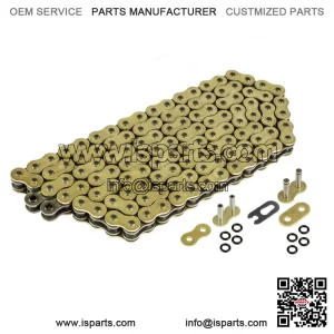 520 X 120 Links Motorcycle Atv Golden O-Ring Drive Chain 520-Pitch 120-Links