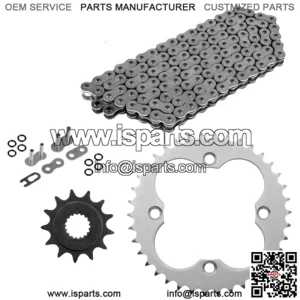 O-Ring Drive Chain & Sprockets Kit for Honda TRX450R TRX450ER 2006-2014 (For: Honda)