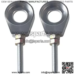 Silver 15mm Chain Tensioner Adjuster For Coleman CT200U Baja Warrior MB165 MB200 Trail Motovox MBX10 MBX11 196cc 6.5HP Mini Bike CRF50 XR70 CT70 50cc-125cc ATV Pit Dirt Bike Motorcycle