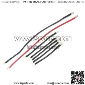 4 Awg HD Golf Cart Battery Cables 7-Piece Set E-Z-GO 94 and Up