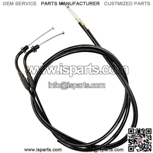 Throttle Cable Wire for Sportster XL883 XL 883 XL1200 XL 1200 2002 2003 2004 2005 2006 2007 2008 2009 2010 2011 2012 2013 2014 (110cm)