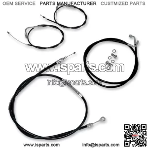 LA Choppers Handlebar Cable And Brake Line Kit For Harley