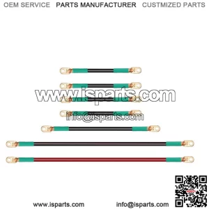 Golf Cart Battery Cable Set Fit EZGO TXT 1994-up 36V 48V 4 Gauge 7-Pack