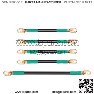 5pcs Golf Cart Battery Cables for EZGO TXT Medalist 94-up 36V /48V - 4 Gauge