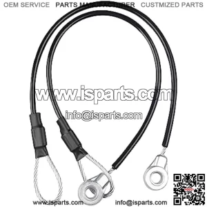 Tailgate Cables Replacement for M159508 patible with John Deere Gator M TE TH TX HPX615E HPX815E XUV865R XUV825E XUV 625i 825i 855D 825M 835E 835M 835R 855E 855M 865E 865M 2 Pcs