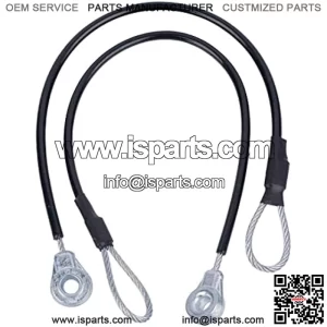 Tailgate Cables Compatible with John Deere Gators M TE TH TX XUV TH 6x4 HPX615E HPX815E XUV865R XUV825E XUV865R Replace M159508 (Pack of 2)