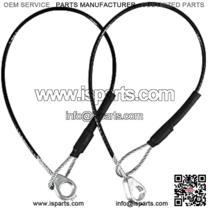 2 Pcs Tailgate Cable M159508 Compatible with John Deere Gators M TE TH TX XUV TH 6x4 TX 4X2 HPX615E HPX815E XUV865R XUV825E XUV825M XUV835E XUV835M XUV835R XUV855E XUV865E XUV865M