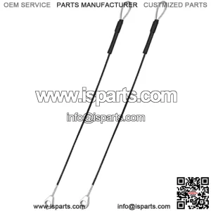 Pair of Tailgate Cable Fit for John Deere Gators M TE TH TX XUV TH 6x4 TX 4X2 Tail Gate Rear Support Replace M159508