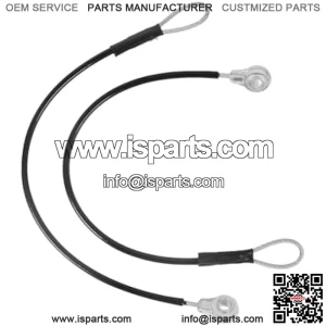 2Pc Tailgate Cable M159508 Compatible with John Deere Gator Utility Vehicle M TE TH TX XUV HPX615E XUV835E XUV855M XUV865R