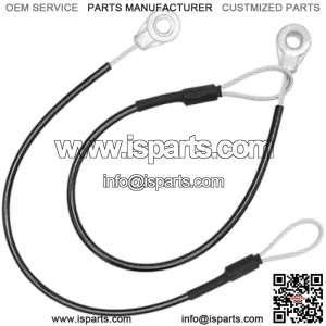 2PC M159508 Tailgate Cables Fit for John Deere Gators M TE TH TX XUV HPX615E XUV865R XUV855M XUV835E XUV865E XUV865M