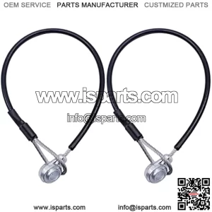 2 Pcs Tailgate Equipment Cable M159508 Compatible with John Deere Gator Utility Vehicle M TE TH TX XUV HPX615E XUV865R XUV865E XUV855M XUV835E HPX615E