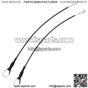 2 Pcs Tailgate Cables Compatible with John Deere Gator HPX615E HPX815E Replace:M159508