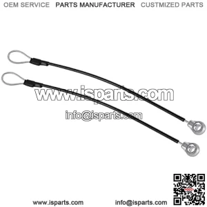2Pcs Tailgate Cable M159508 Replacements Fits for John Deere Gator HPX615E HPX815E