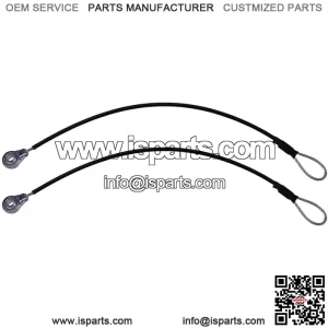 2Pcs Tailgate Cable M159508 Fit for John Deere Gator XUV 625i XUV 825i HPX615E HPX815E