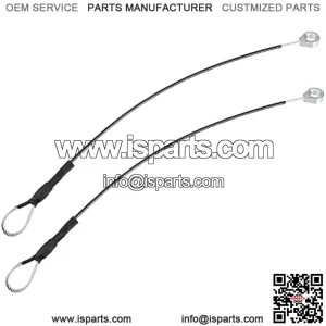 2pcs Rear Tailgate Cables Lift Gate Support Straps Pickup for HPX815E for M-Gator for TE4X2 M159508