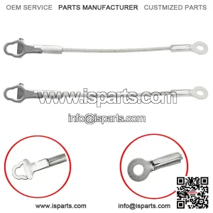 2x For Polaris Ranger 500 700 800 900D 2005-2016 Tailgate Cable 7081215 7081445