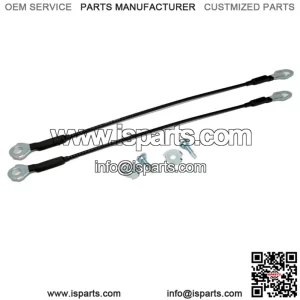 Left and Right Support Tailgate Cable Set for Ford F150 F250 F350 F450 F550 (For: More than one vehicle)