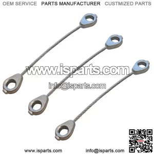 (3) Deck Lift Cable fits MTD Fits Cub Cadet RZT42 RZT50 746-0970 946-0970