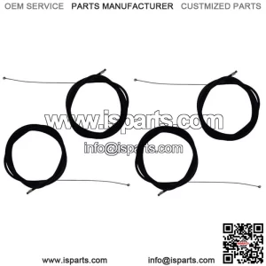 Set of 4 Universal Throttle Control Cable 100" Length 786201 fits ATV Go Kart
