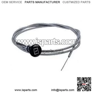 Control-Push Pull Choke Cable 96" Round Knob Go-Cart Mini-Bike Universal