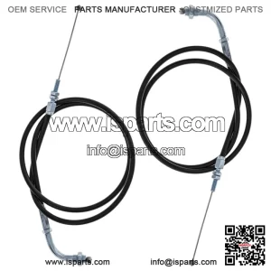 Push Pull Throttle Cable Set Kawasaki KZ1000 KZ550 KZ650 KZ900 54012-149 (For: Kawasaki)